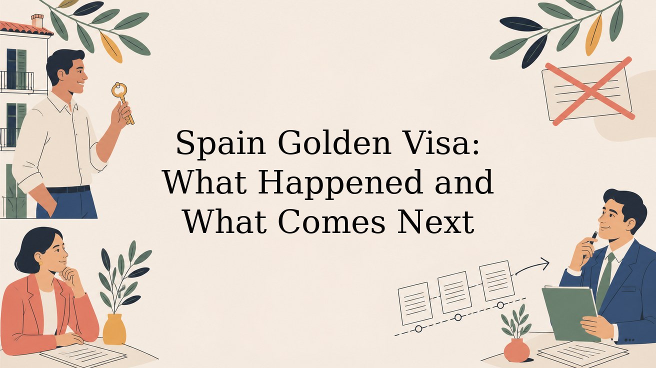 Spain Golden Visa changes and planning options for investors