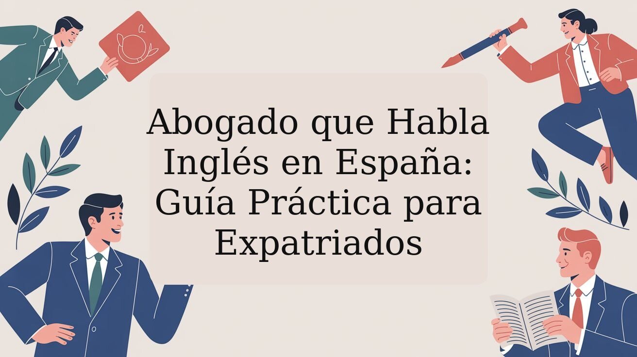 Abogado que Habla Inglés en España: Guía Práctica para Expatriados