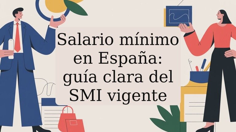 Salario mínimo en España: guía clara del SMI vigente