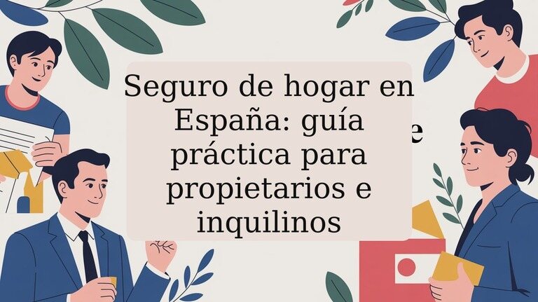 Seguro de hogar en España: guía práctica para propietarios e inquilinos