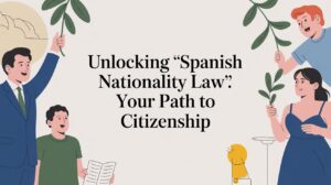 Spanish nationality law guide illustration