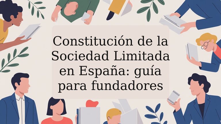 Constitución de la Sociedad Limitada en España: guía para fundadores