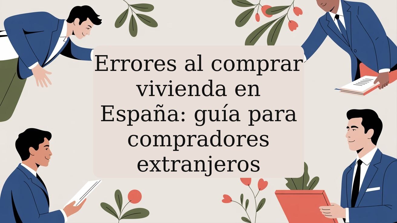 Errores al comprar vivienda en España: guía para compradores extranjeros