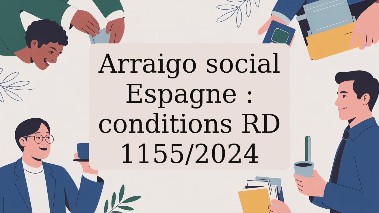 Arraigo social Espagne : conditions RD 1155/2024