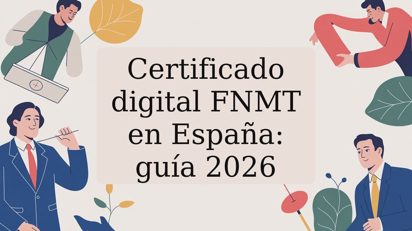 Certificado digital FNMT en España: guía 2026