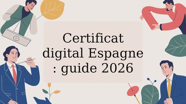 Certificat digital Espagne : guide 2026