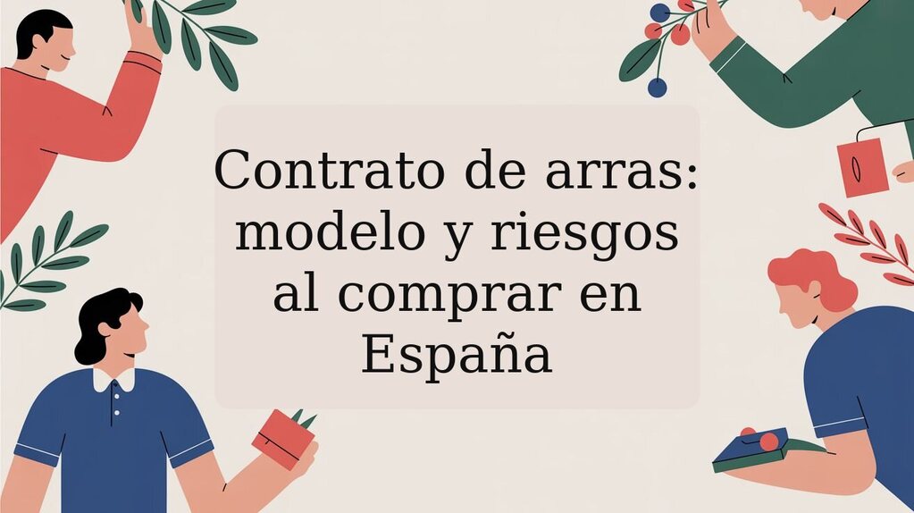 Contrato de arras: modelo y riesgos al comprar en España