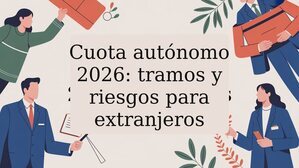 Cuota autónomo 2026: tramos y riesgos para extranjeros