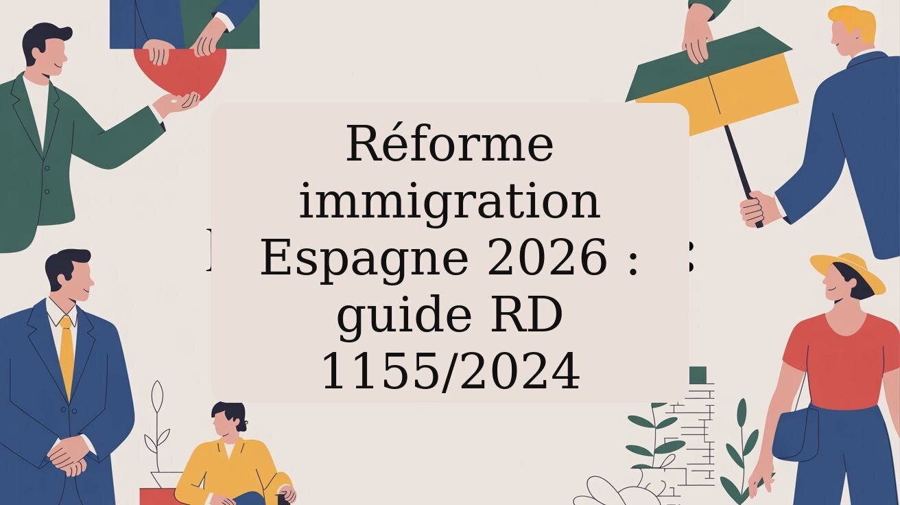 Réforme immigration Espagne 2026 : guide RD 1155/2024