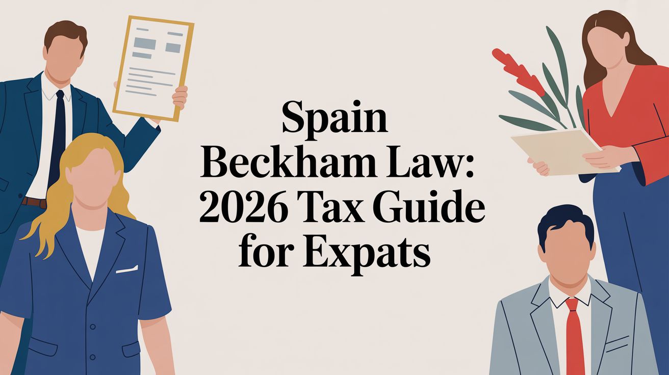 Beckham Law Spain 2026 six-month tax election window