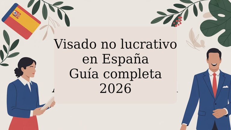 Visado no lucrativo en España: guía completa 2026