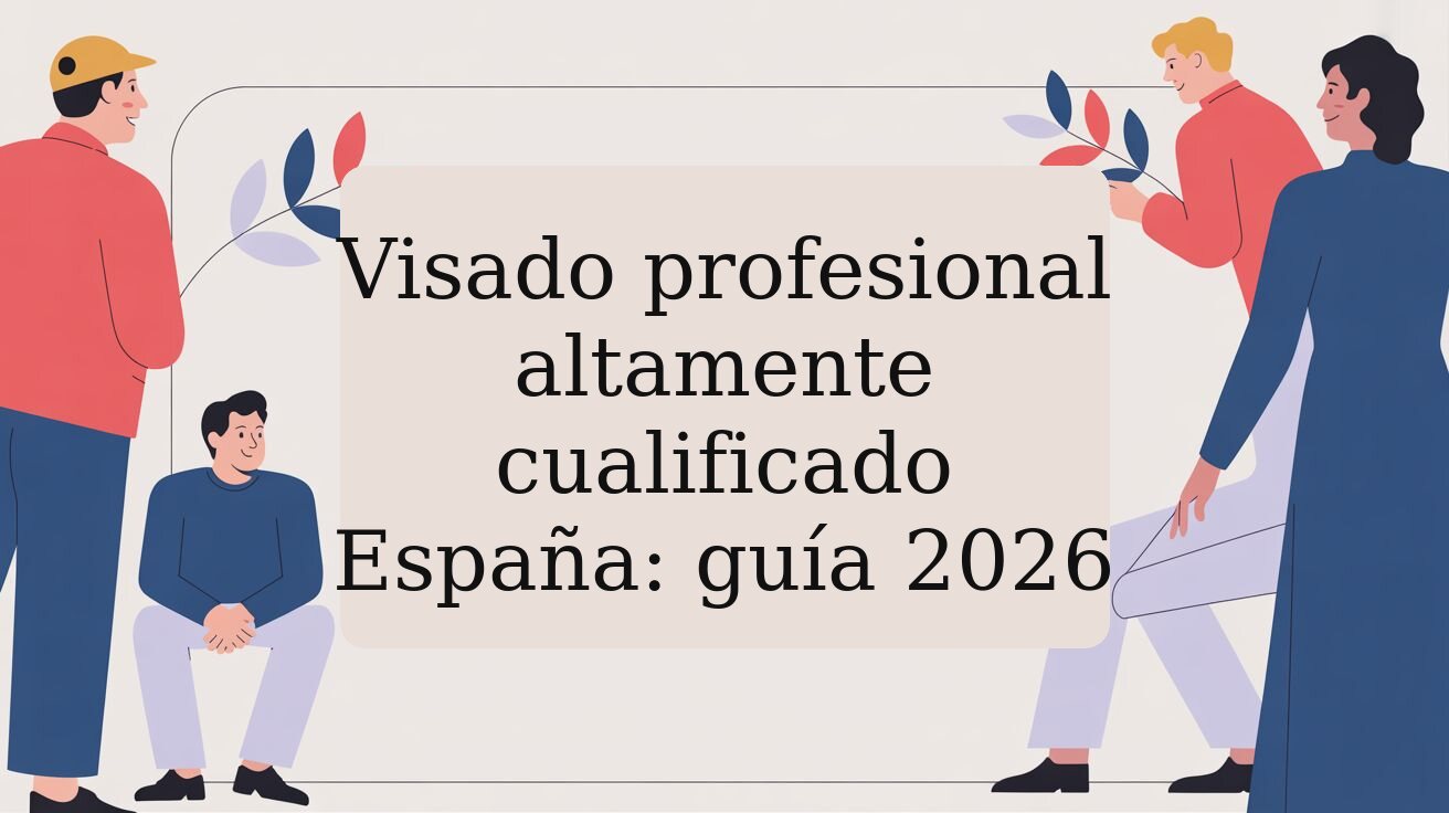 Visado profesional altamente cualificado España: guía 2026