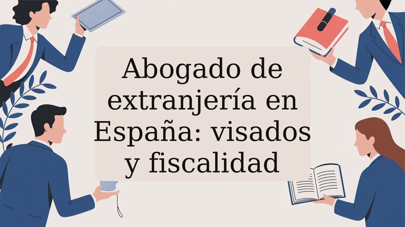 Abogado de extranjería en España: visados y fiscalidad