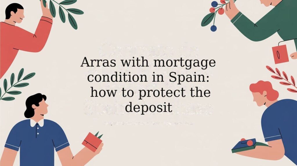 Arras with mortgage condition in Spain: how to protect the deposit