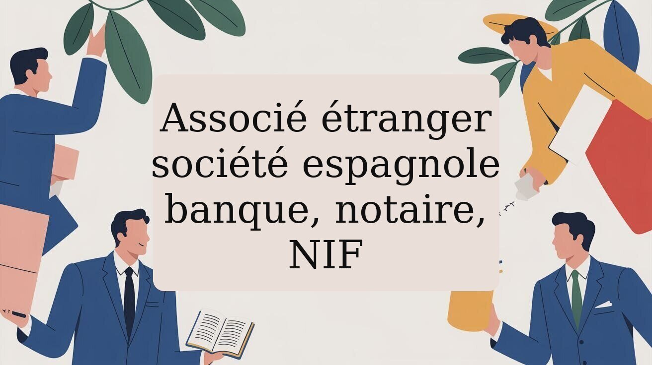 Associé étranger d’une société espagnole : documents pour la banque et le notaire