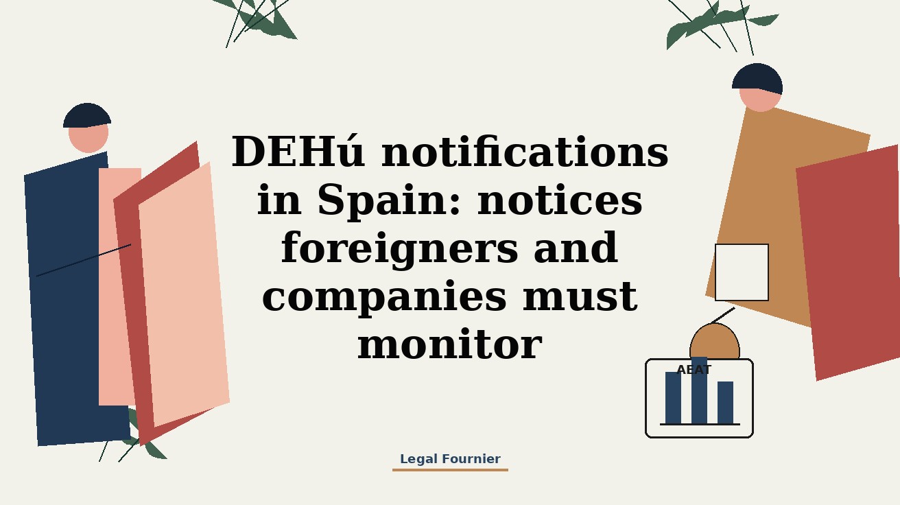 DEHú notifications in Spain: notices foreigners and companies must monitor header image