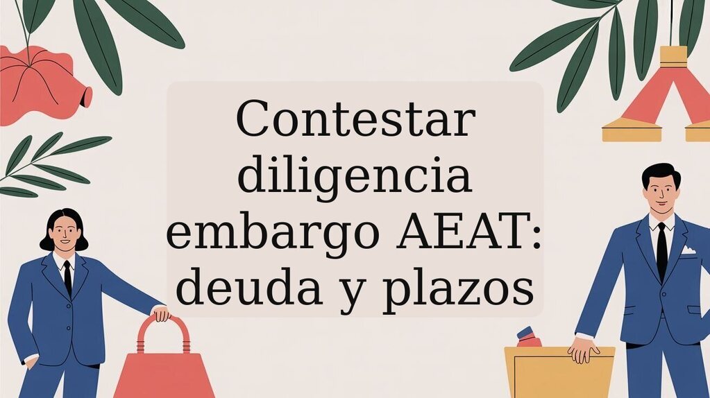 Contestar diligencia embargo AEAT: deuda y plazos
