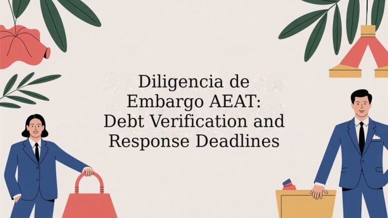 Diligencia de embargo AEAT: debt verification and response deadlines