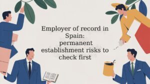Employer of record in Spain: permanent establishment risks to check first