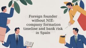 Foreign founder without NIE: company formation timeline and bank risk in Spain
