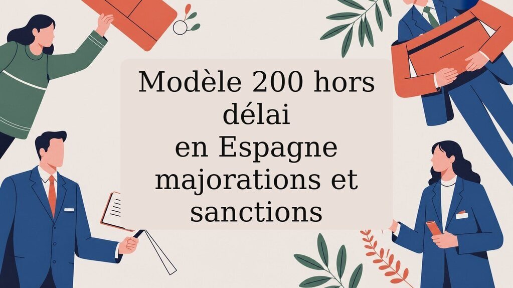 Modèle 200 hors délai en Espagne : majorations et sanctions d’une SL
