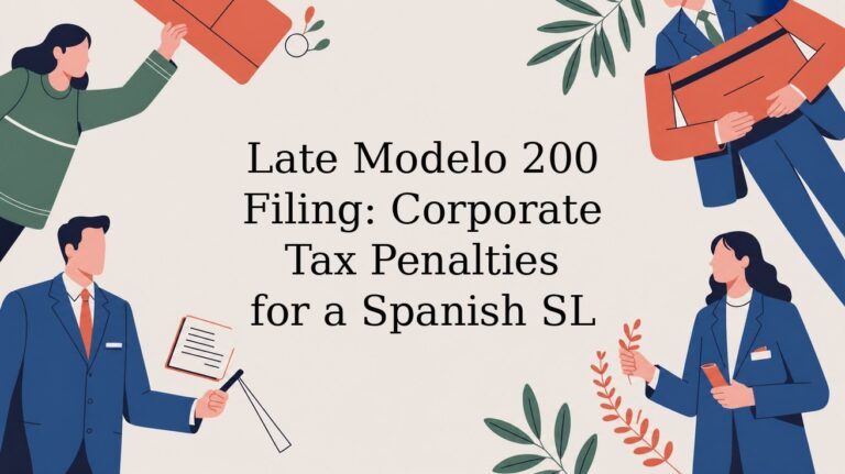 Late Modelo 200 filing: corporate tax penalties for a Spanish SL