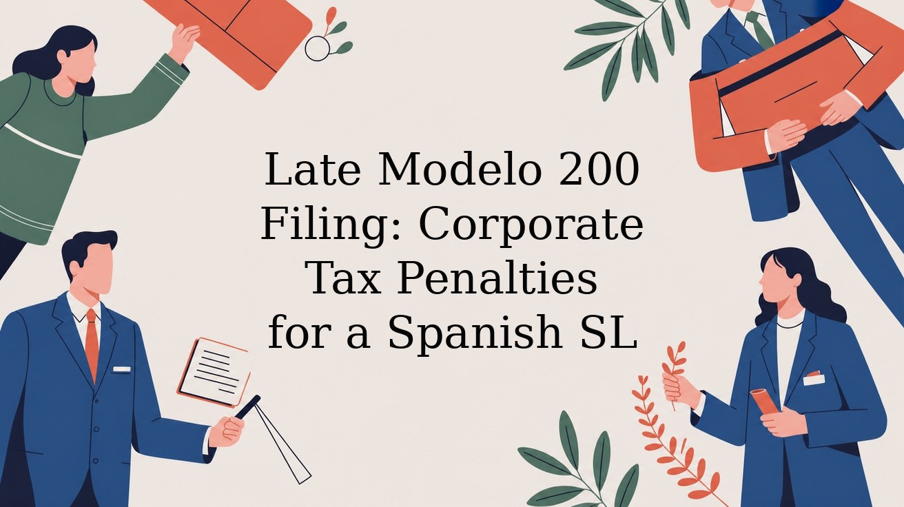 Late Modelo 200 filing: corporate tax penalties for a Spanish SL