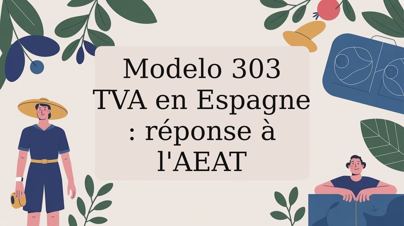 Modelo 303 TVA en Espagne : réponse à l'AEAT