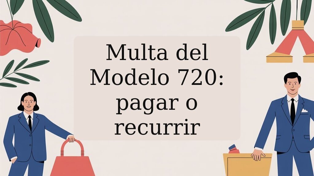 Multa del Modelo 720: qué revisar antes de pagar o recurrir