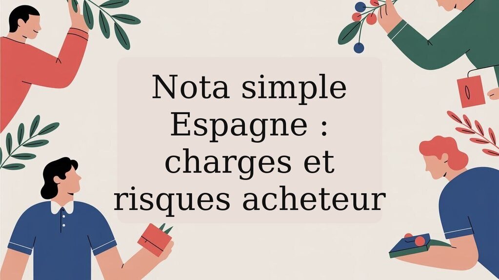 Nota simple Espagne : charges et risques acheteur