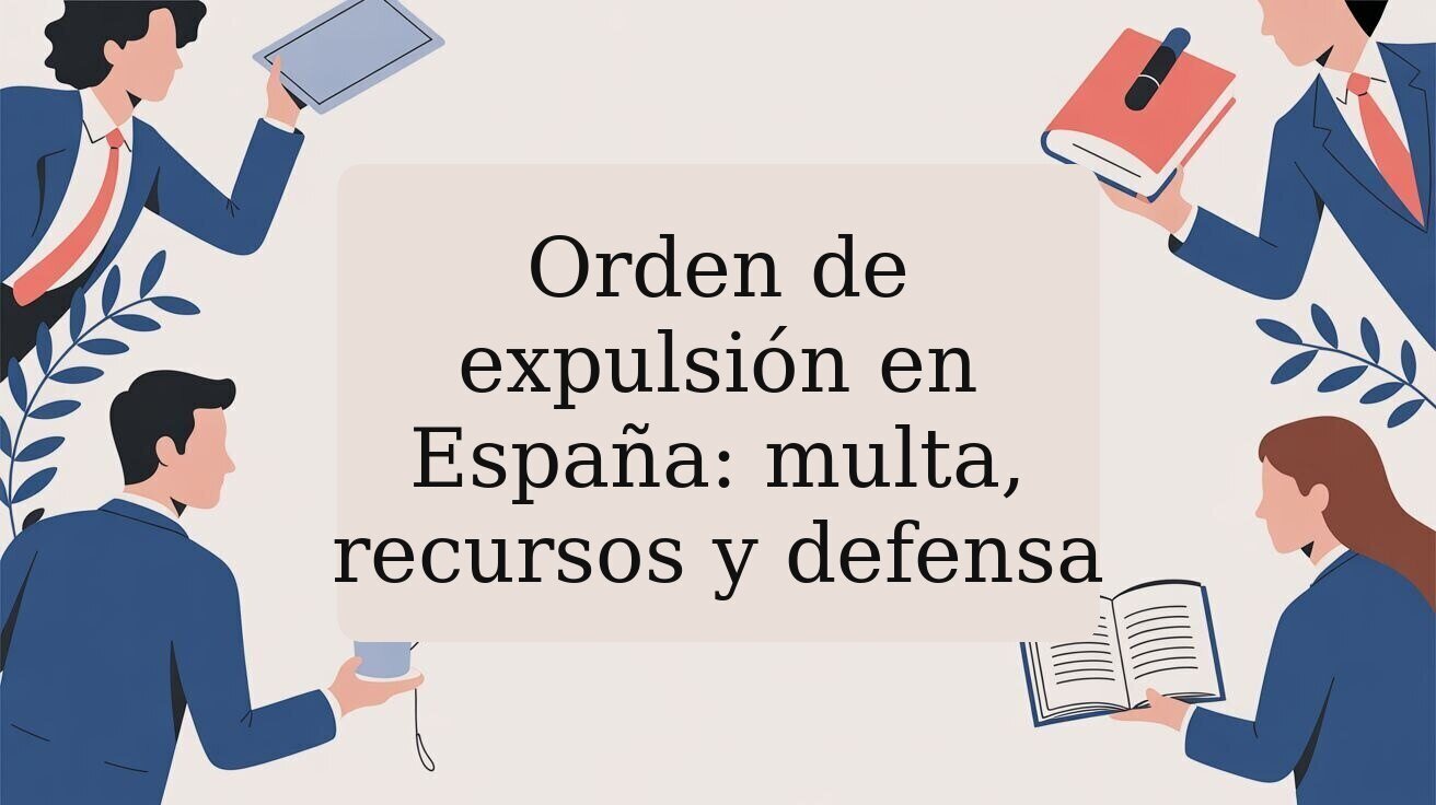 Orden de expulsión en España: multas, recursos y proporcionalidad