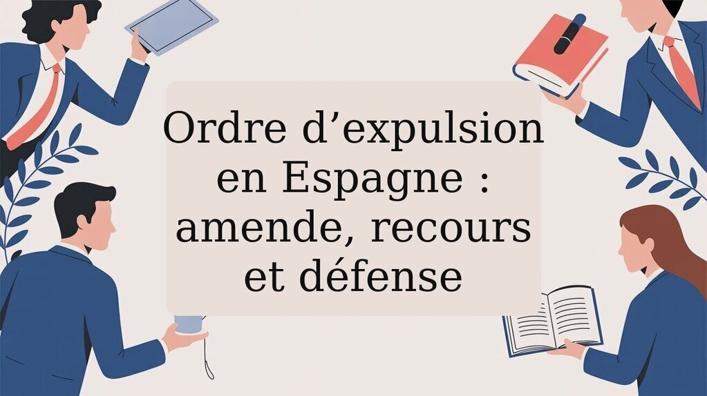 Ordre d’expulsion en Espagne : amende, recours et proportionnalité