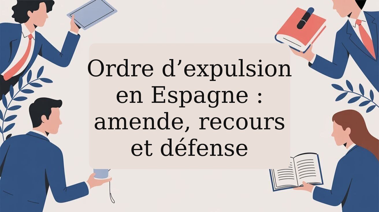 Ordre d’expulsion en Espagne : amende, recours et proportionnalité