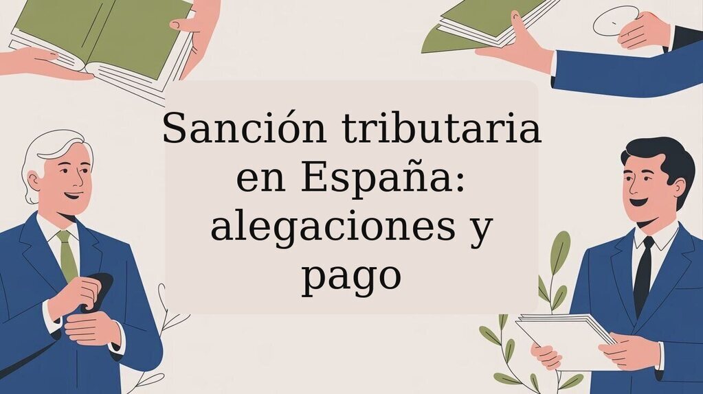 Sanción tributaria en España: alegaciones y pago