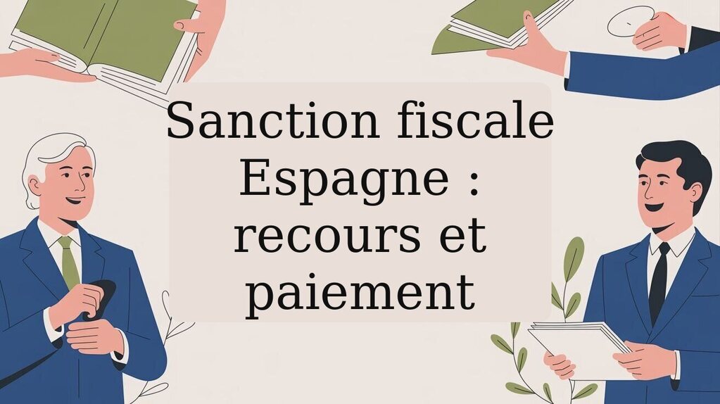 Sanction fiscale Espagne : recours et paiement