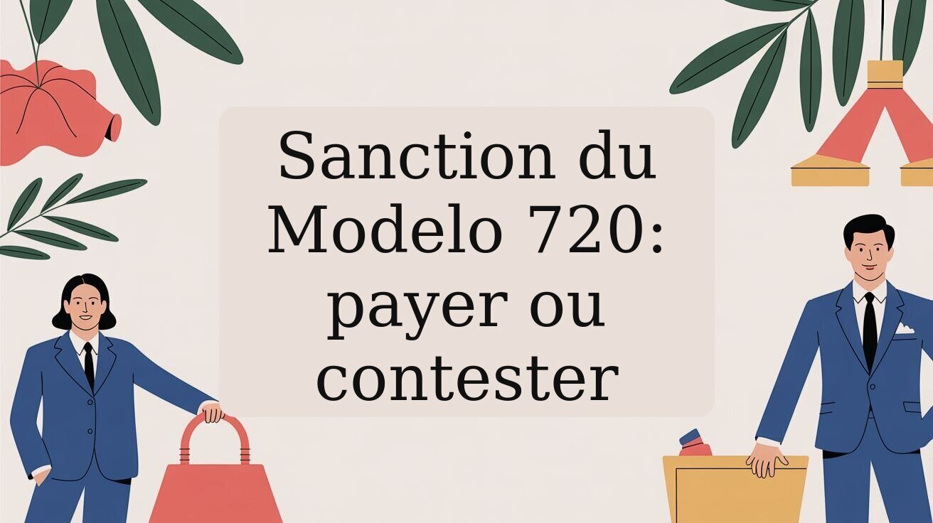 Sanction du Modelo 720 en Espagne : quoi vérifier avant de payer ou contester