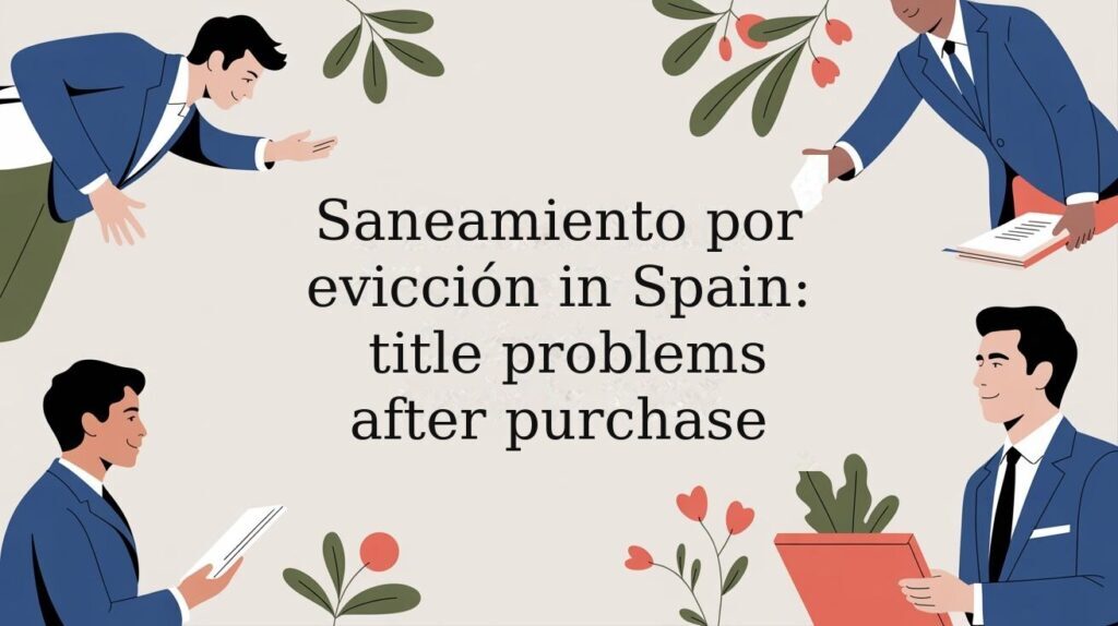 Saneamiento por evicción in Spain: title problems after purchase