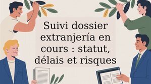 Suivi dossier extranjería en cours : statut, délais et risques