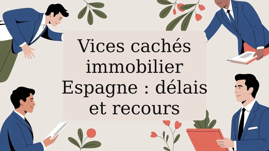 Vices cachés immobilier Espagne : délais et recours