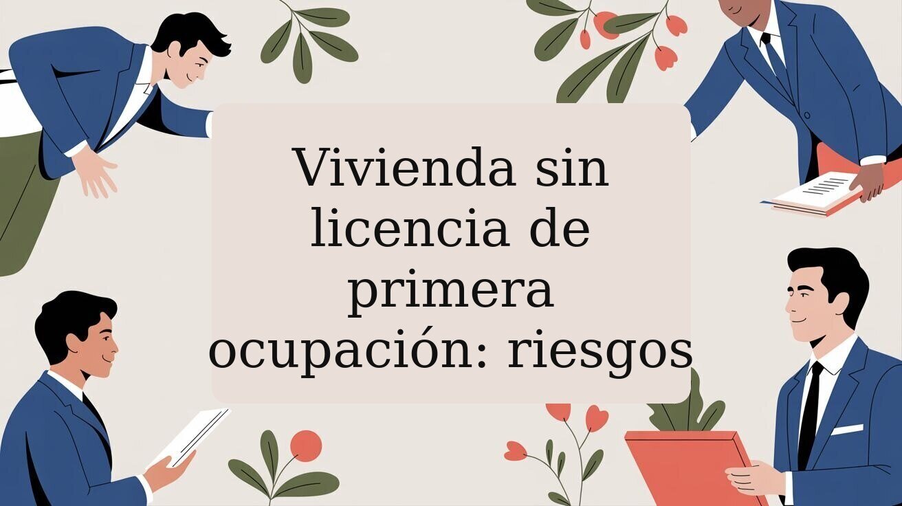 Vivienda sin licencia de primera ocupación: hipoteca, alquiler y reventa
