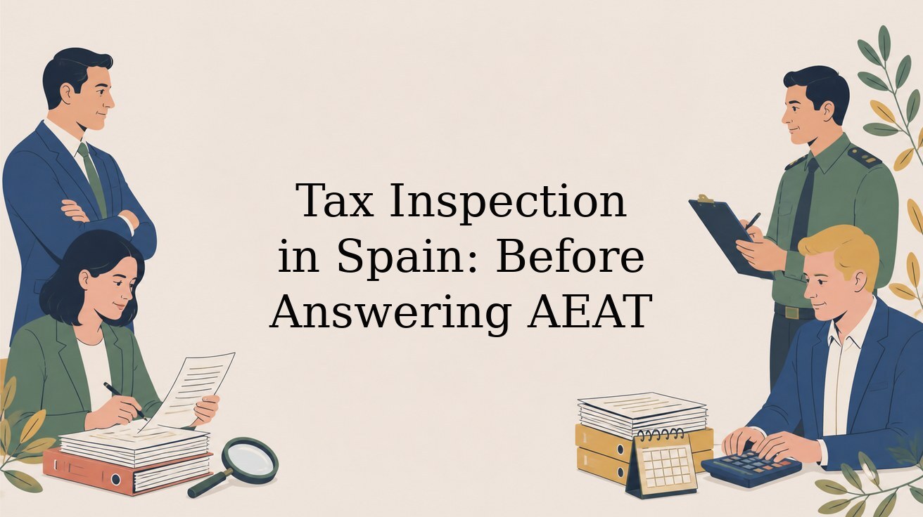 Tax inspection in Spain: what to check before answering AEAT