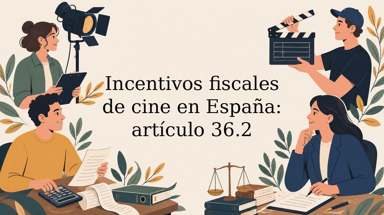 Incentivos fiscales de cine en España: artículo 36.2, gastos elegibles y productoras de servicio
