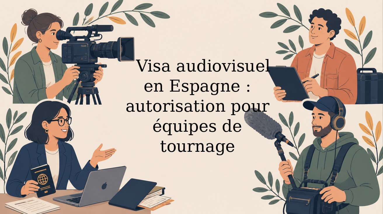 Visa audiovisuel en Espagne : autorisation de travail pour équipes de tournage, artistes et techniciens
