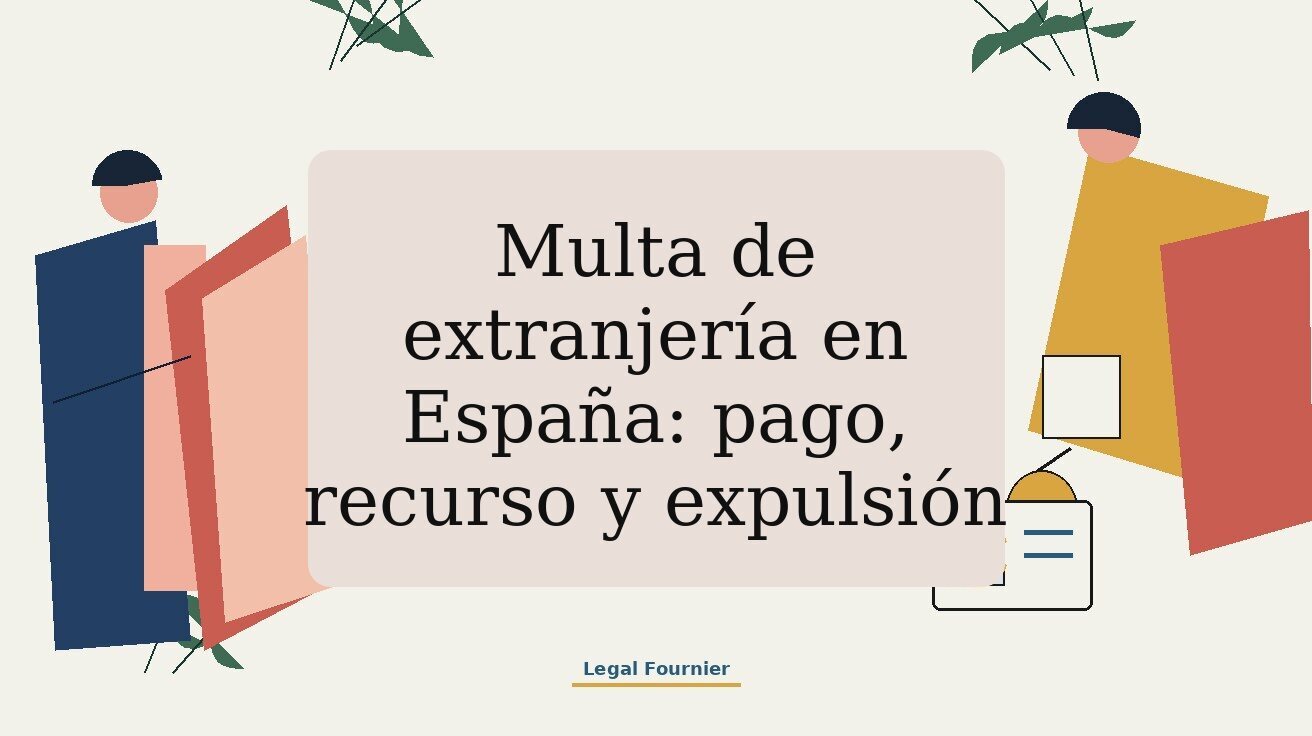 Multa de extranjería en España: cuándo sustituye a la expulsión