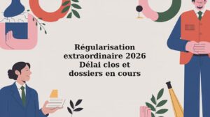 Régularisation extraordinaire 2026 : délai clos et dossiers en cours